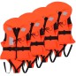 vidaXL Chalecos de ayuda de flotación para niños 4 uds 100 N 20-30 kg vidaXL Chalecos de ayuda de flotación para niños 4 uds 100 N 20-30 kg