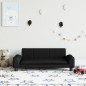 vidaXL Sofá para niños de cuero sintético negro 90x53x30 cm vidaXL Sofá para niños de cuero sintético negro 90x53x30 cm