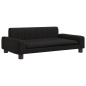 vidaXL Sofá para niños de cuero sintético negro 90x53x30 cm vidaXL Sofá para niños de cuero sintético negro 90x53x30 cm