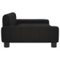 vidaXL Sofá para niños de cuero sintético negro 90x53x30 cm vidaXL Sofá para niños de cuero sintético negro 90x53x30 cm
