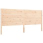 vidaXL Estructura de cama de matrimonio con cabecero madera maciza vidaXL Estructura de cama de matrimonio con cabecero madera maciza
