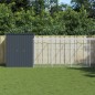 vidaXL Gallinero con corral acero galvanizado gris 165x1271x181 cm vidaXL Gallinero con corral acero galvanizado gris 165x1271x181 cm