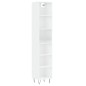 vidaXL Aparador alto contrachapada blanco brillante 34,5x32,5x180 cm vidaXL Aparador alto contrachapada blanco brillante 34,5x32,5x180 cm