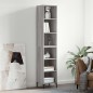 vidaXL Aparador alto madera contrachapada gris Sonoma 34,5x32,5x180 cm vidaXL Aparador alto madera contrachapada gris Sonoma 34,5x32,5x180 cm