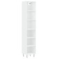 vidaXL Aparador alto madera contrachapada blanco 34,5x32,5x180 cm vidaXL Aparador alto madera contrachapada blanco 34,5x32,5x180 cm