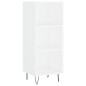 vidaXL Aparador alto madera contrachapada blanco 34,5x32,5x180 cm vidaXL Aparador alto madera contrachapada blanco 34,5x32,5x180 cm