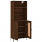 vidaXL Aparador alto madera contrachapada marrón roble 69,5x34x180 cm vidaXL Aparador alto madera contrachapada marrón roble 69,5x34x180 cm