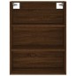vidaXL Aparador alto madera contrachapada marrón roble 69,5x34x180 cm vidaXL Aparador alto madera contrachapada marrón roble 69,5x34x180 cm