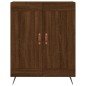 vidaXL Aparador alto madera contrachapada marrón roble 69,5x34x180 cm vidaXL Aparador alto madera contrachapada marrón roble 69,5x34x180 cm