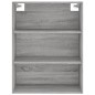 vidaXL Aparador alto madera de ingeniería gris Sonoma 69,5x32,5x180 cm vidaXL Aparador alto madera de ingeniería gris Sonoma 69,5x32,5x180 cm
