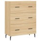 vidaXL Aparador alto madera contrachapada color roble 69,5x34x180 cm vidaXL Aparador alto madera contrachapada color roble 69,5x34x180 cm