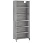 vidaXL Aparador alto madera de ingeniería gris Sonoma 69,5x32,5x180 cm vidaXL Aparador alto madera de ingeniería gris Sonoma 69,5x32,5x180 cm