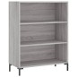 vidaXL Aparador alto madera de ingeniería gris Sonoma 69,5x32,5x180 cm vidaXL Aparador alto madera de ingeniería gris Sonoma 69,5x32,5x180 cm