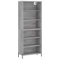 vidaXL Aparador alto madera de ingeniería gris Sonoma 69,5x32,5x180 cm vidaXL Aparador alto madera de ingeniería gris Sonoma 69,5x32,5x180 cm