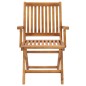 vidaXL Sillas de jardín plegables 8 uds madera maciza teca con cojines vidaXL Sillas de jardín plegables 8 uds madera maciza teca con cojines
