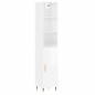 vidaXL Aparador alto madera contrachapada blanco brillo 34,5x34x180 cm vidaXL Aparador alto madera contrachapada blanco brillo 34,5x34x180 cm
