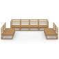 vidaXL Muebles de jardín 8 piezas marrón miel madera madera de pino vidaXL Muebles de jardín 8 piezas marrón miel madera madera de pino