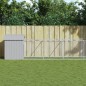 vidaXL Caseta perro tejado acero galvanizado gris claro 117x1221x123cm vidaXL Caseta perro tejado acero galvanizado gris claro 117x1221x123cm