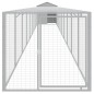 vidaXL Gallinero y corral acero galvanizado gris claro 117x1017x123 cm vidaXL Gallinero y corral acero galvanizado gris claro 117x1017x123 cm