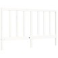 vidaXL Estructura de cama con cabecero madera maciza blanco 160x200 cm vidaXL Estructura de cama con cabecero madera maciza blanco 160x200 cm
