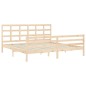 vidaXL Estructura de cama con cabecero madera maciza 200x200 cm vidaXL Estructura de cama con cabecero madera maciza 200x200 cm