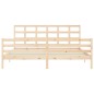 vidaXL Estructura de cama con cabecero madera maciza 200x200 cm vidaXL Estructura de cama con cabecero madera maciza 200x200 cm