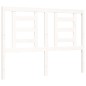 vidaXL Estructura de cama con cabecero madera maciza blanco 140x200 cm vidaXL Estructura de cama con cabecero madera maciza blanco 140x200 cm