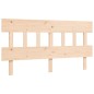 vidaXL Estructura de cama con cabecero madera maciza 160x200 cm vidaXL Estructura de cama con cabecero madera maciza 160x200 cm
