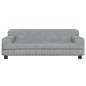 vidaXL Sofá para niños de terciopelo gris claro 90x53x30 cm vidaXL Sofá para niños de terciopelo gris claro 90x53x30 cm