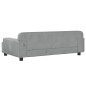 vidaXL Sofá para niños de terciopelo gris claro 90x53x30 cm vidaXL Sofá para niños de terciopelo gris claro 90x53x30 cm