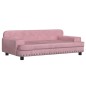 vidaXL Sofá para niños de terciopelo rosa 90x53x30 cm vidaXL Sofá para niños de terciopelo rosa 90x53x30 cm