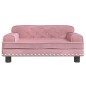 vidaXL Sofá para niños de terciopelo rosa 70x45x30 cm vidaXL Sofá para niños de terciopelo rosa 70x45x30 cm