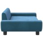 vidaXL Sofá para niños de terciopelo azul 100x54x33 cm vidaXL Sofá para niños de terciopelo azul 100x54x33 cm