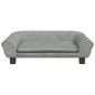 vidaXL Sofá para niños de terciopelo gris claro 70x45x26 cm vidaXL Sofá para niños de terciopelo gris claro 70x45x26 cm