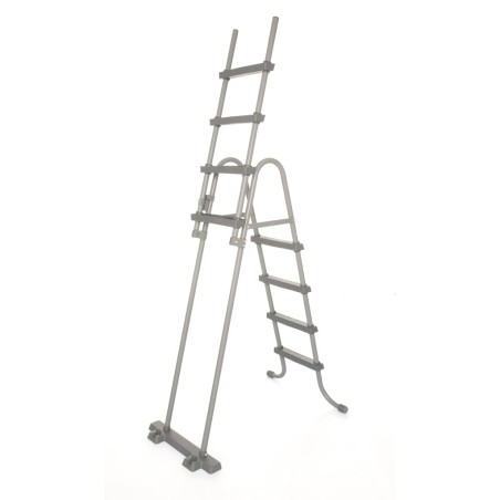 Bestway Escalera de seguridad para piscina 4 peldaños Flowclear 122 cm