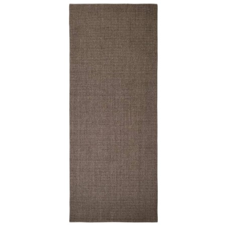 vidaXL Alfombra de sisal para rascador marrón 80x200 cm