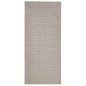vidaXL Alfombra de sisal para rascador color arena 66x150 cm