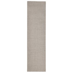 vidaXL Alfombra de sisal para rascador color arena 66x250 cm