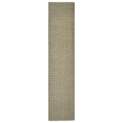 vidaXL Alfombra de sisal para rascador gris taupe 66x300 cm