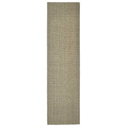 vidaXL Alfombra de sisal para rascador gris taupe 80x300 cm