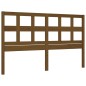 vidaXL Estructura de cama con cabecero madera marrón miel 160x200 cm