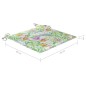vidaXL Sillas de jardín plegables 8 uds y cojines madera maciza acacia