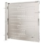vidaXL Puerta de jardín de acero inoxidable 100x100 cm vidaXL Puerta de jardín de acero inoxidable 100x100 cm