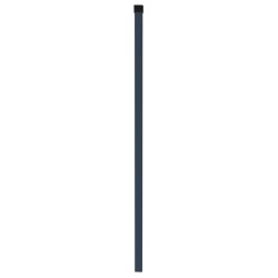 vidaXL Postes de valla 10 uds acero galvanizado gris 170 cm