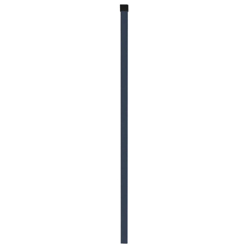 vidaXL Postes de valla 10 uds acero galvanizado gris 170 cm vidaXL Postes de valla 10 uds acero galvanizado gris 170 cm