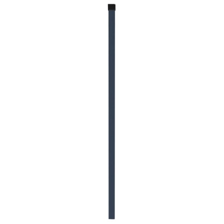 vidaXL Postes de valla 10 uds acero galvanizado gris 170 cm