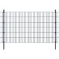 vidaXL Postes de valla 10 uds acero galvanizado gris 170 cm vidaXL Postes de valla 10 uds acero galvanizado gris 170 cm