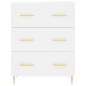 vidaXL Aparador alto madera contrachapada blanco 69,5x34x180 cm vidaXL Aparador alto madera contrachapada blanco 69,5x34x180 cm