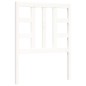 vidaXL Estructura de cama individual con cabecero madera maciza blanco vidaXL Estructura de cama individual con cabecero madera maciza blanco