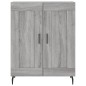 vidaXL Aparador alto madera contrachapada gris sonoma 69,5x34x180 cm vidaXL Aparador alto madera contrachapada gris sonoma 69,5x34x180 cm